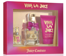 VIVA LA JUICY 3PC GIFT SET - 3.4OZ EDP + 4.2OZ BODY CREME + 0.33OZ PERFUME SPRAY