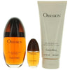 CK OBSESSION 3 PC WOMEN GIFT SET - 3.4OZ EDP + 6.7OZ BODY LOTION + 0.50OZ EDP