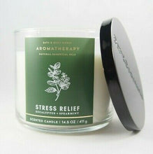 AROMATHERAPY STRESS RELIEF EUCALYPTUS SPEARMINT 3 WICK CANDLE 14.5 OZ