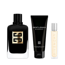 GIVENCHY GENTLEMAN SOCIETY AMBREE 3PC MEN GIFT SET - 3.4OZ EDP + 2.5OZ SHOWER GEL + 0.42OZ TRAVEL SPRAY