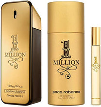 PACO RABANNE 1 MILLION 3 PC GIFT SET MEN - 3.4 OZ EDT + 5.1 OZ DEODORANT SPRAY + 0.34 OZ EDT