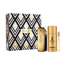 PACO RABANNE 1 MILLION 3 PC GIFT SET MEN - 3.4 OZ EDT + 5.1 OZ DEODORANT SPRAY + 0.34 OZ EDT