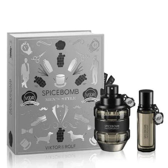 VIKTOR & ROLF SPICEBOMB 2 PC GIFT SET MEN - 3.0 OZ EDT + 0.68 OZ EDT