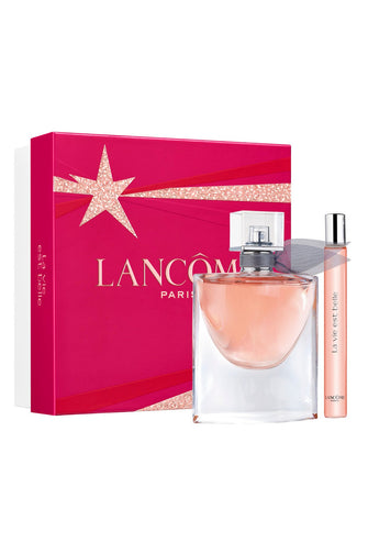 LANCOME LA VIE EST BELLE 2PC GIFT SET FOR WOMEN - 1.7 OZ L'EDP + 0.34 OZ EDP SPRAY L'EDP
