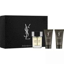 YSL L'HOMME MEN 3 PC GIFT SET MEN - 3.4 OZ EDT |+ 1.7 OZ SHOWER GEL +  1.7 OZ AFTERSHAVE BALM