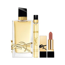 YSL LIBRE 3PC WOMEN GIFT SET - 3.0OZ EDP + 0.33OZ EDP + MINI ROUGE PUR COUTURE LIPSTICK