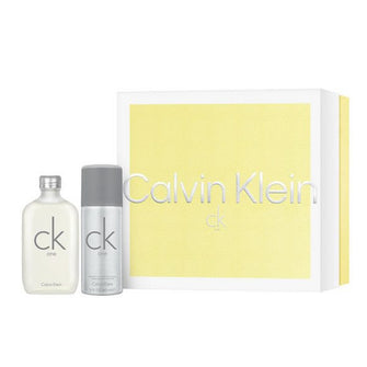 CK ONE 2 PC GIFT SET FOR MEN - 3.4 OZ EDT + 5.0 OZ DEO SPRAY