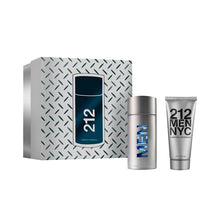 CAROLINA HERRERA 212 MEN NYC 3 PC GIFT SET - 3.4OZ EDT + 3.4OZ AFTER SHAVE GEL + 0.33OZ EDT