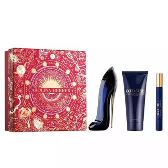 CAROLINA HERRERA GOOD GIRL 3PC WOMEN GIFT SET - 2.7OZ EDP + 3.4OZ BODY LOTION + MINI
