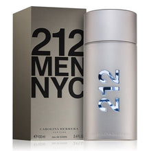 212 MEN NYC 3.4 OZ EDT SPRAY FOR MEN BY CAROLINA HERRERA