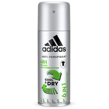 ADIDAS COOL & DRY 6 IN 1 5.0 OZ DEODORANT SPRAY MEN