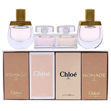 CHLOE 4 PC WOMEN MINI COLLECTION - NOMADE 0.17 OZ EDT + CHLOE 0.17 OZ EDP + NOMADE 0.17 OZ EDP + ROSE TANGERINE 0.17 OZ EDT