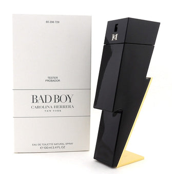 CAROLINA HERRERA BAD BOY 3.4 OZ EDT MEN TESTER
