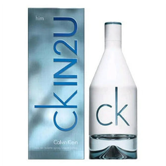 CK IN2U FOR HIM BY CALVIN KLEIN 5 OZ EDT SPRAY FOR MEN