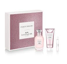 COACH DREAMS 3 PC GIFT SET WOMEN - 3.0 OZ EDP + 3.4 OZ BODY LOTION + MINI