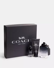 COACH NEW YORK MEN 3 PC GIFT SET - 3.4 OZ EDT + 3.4 OZ SHOWER GEL + 0.50 OZ EDT