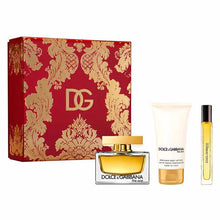 D&G THE ONE 3 PC GIFT SET FOR WOMEN - 2.5 OZ EDP + 1.7 OZ BODY LOTION + 0.33 OZ EDP TRAVEL SPRAY