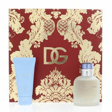 D&G LIGHT BLUE 2PC MEN GIFT SET - 2.5OZ EDT + 1.7OZ BODY CREAM