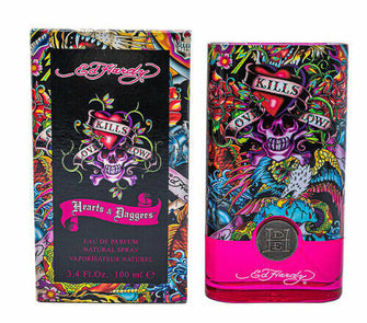 ED HARDY HEART & DAGGER 3.4 OZ EDP WOMEN