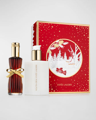 ESTEE LAUDER YOUTH DEW 2 PC GIFT SET - 2.25 OZ EDP + 3.12 OZ BODY SATINEE LOTION