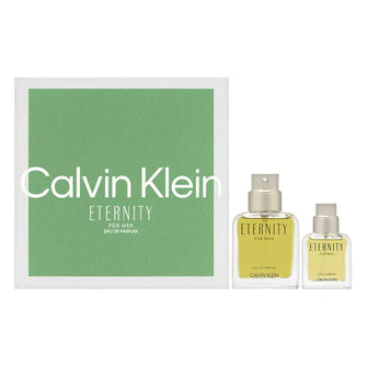 CK ETERNITY MEN 2 PC GIFT SET - 3.4 OZ EDP + 1.0 OZ EDP