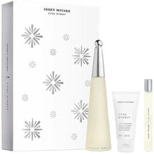 ISSEY MIYAKE LEAU DISSEY 3 PC GIFT SET FOR WOMEN - 3.3 OZ EDT + 1.7 OZ BODY LOTION + 0.33 OZ EDT TRAVEL  SPRAY