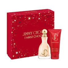 JIMMY CHOO I WANT CHOO 2 PC WOMEN GIFT SET - 2.0 OZ EDP + 3.3 OZ BODY LOTION