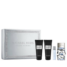 MICHAEL KORS POUR HOMME 4PC GIFTSET - 3.4OZ EDP + 3.4OZ AFTER SHAVE + 3.4OZ SHOWER GEL + 0.33OZ EDP TRAVEL SPRAY