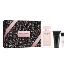 NARCISO RODRIGUEZ FOR HER 3PC GIFT SET WOMEN - 3.4 OZ EDP + 1.7 OZ BODY LOTION + 0.33 OZ EDP SPRAY