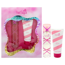 AQUOLINA PINK SUGAR 2 PC GIFT SET FOR WOMEN - 3.4 OZ EDT + 3.4 OZ SHOWER GEL