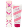 AQUOLINA PINK SUGAR 2 PC GIFT SET FOR WOMEN - 3.4 OZ EDT + 3.4 OZ SHOWER GEL
