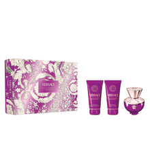 VERSACE DYLAN PURPLE 3PC WOMEN GIFT SET - 1.7OZ EDP + 1.7OZ SHOWER GEL + 1.7OZ BODY LOTION