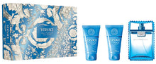 VERSACE EAU FRAICHE MEN 3 PC GIFT SET - 1.7 OZ EDT + 1.7 OZ SHOWER GEL + 1.7 OZ AFTER SHAVE BALM