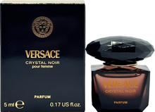 VERSACE CRYSTAL NOIR PARFUM 0.17 OZ / 5 ML SPLASH MINI FOR WOMEN
