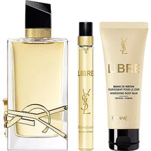 YSL LIBRE 3 PC GIFT SET FOR WOMEN - 3.0 OZ EDP REFILLABLE SPRAY  + 1.7 OZ BODY LOTION + 0.33 OZ EDP